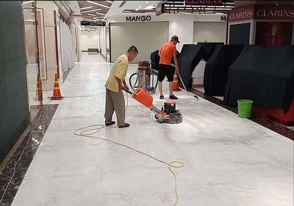 ĐÁNH BÓNG SÀN ĐÁ NHÀ XƯỞNG - TRUNG TÂM THƯƠNG MẠI