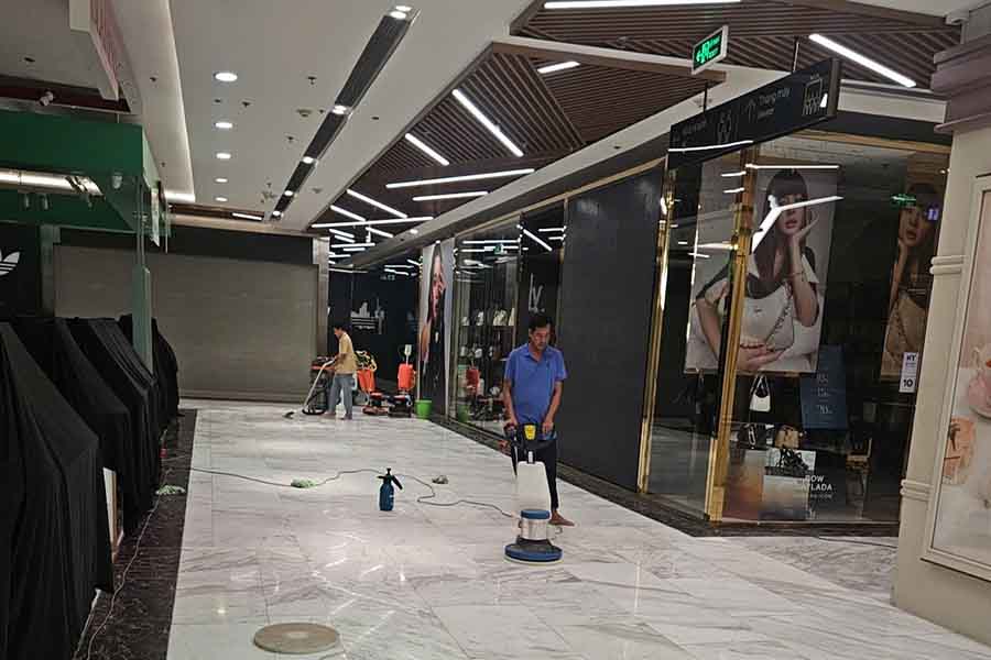 Dịch vụ đánh bóng sàn đá