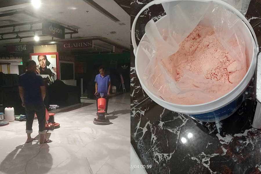 Dịch vụ đánh bóng sàn đá giá rẻ