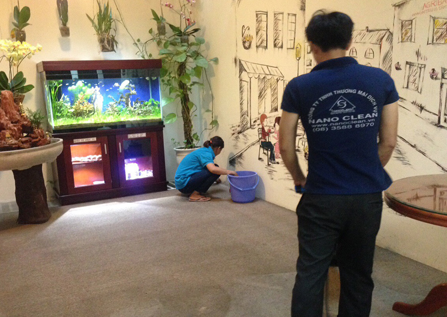 Giặt thảm sàn ước