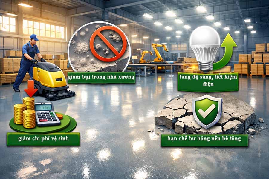 Báo giá thi công sàn epoxy mới nhất 2026