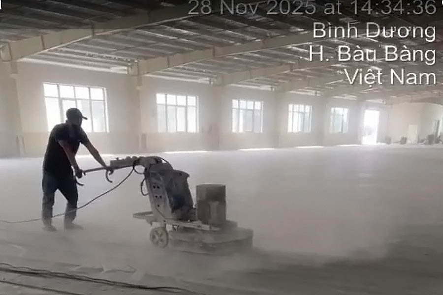 Thi công sàn epoxy chuẩn kỹ thuật