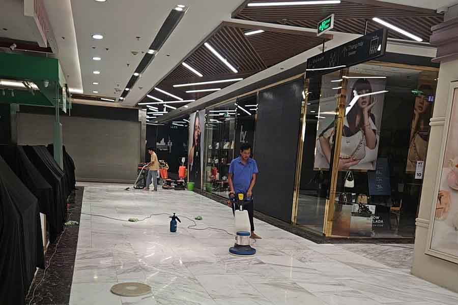 Đánh bóng sàn đá Marble chuyên nghiệp Nano Clean