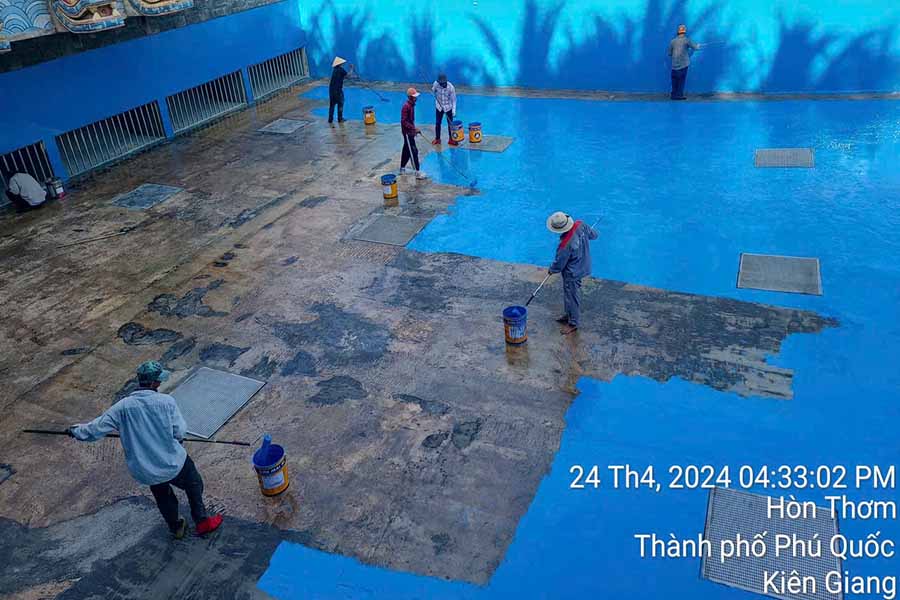 Thi công sàn epoxy chuẩn kỹ thuâkt