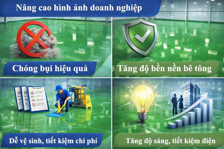 Thi công sơn nền nhà xưởng